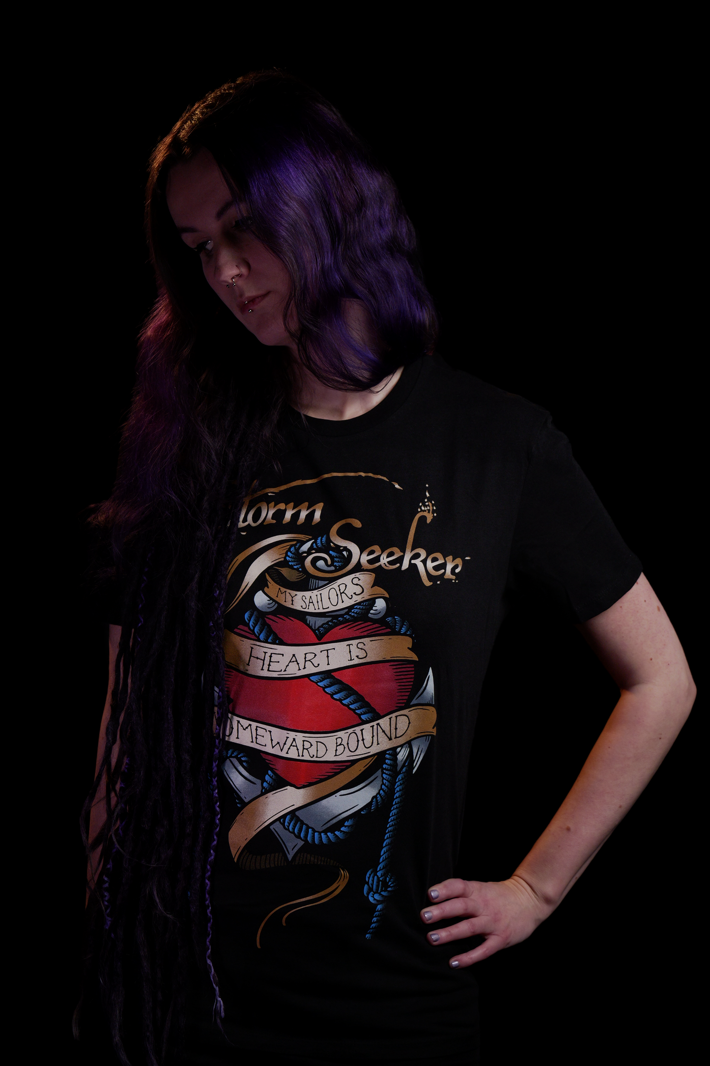Storm Seeker - T-Shirt „My Sailors Heart“ Unisex
