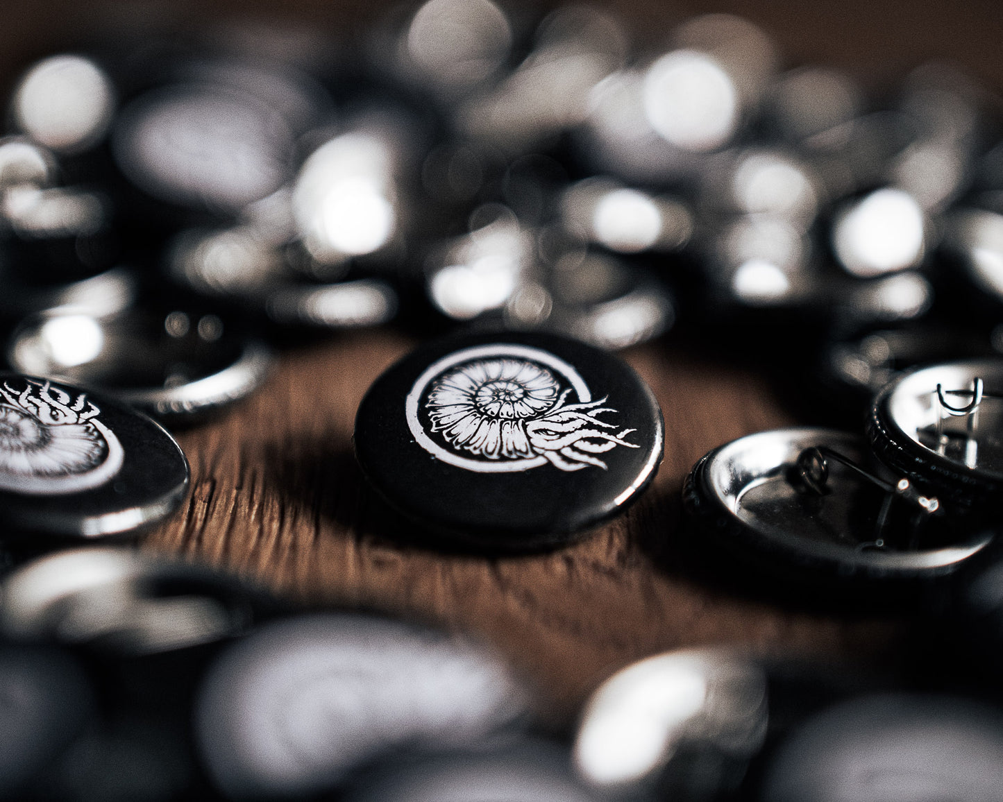 Pin-back button „Nautilus“