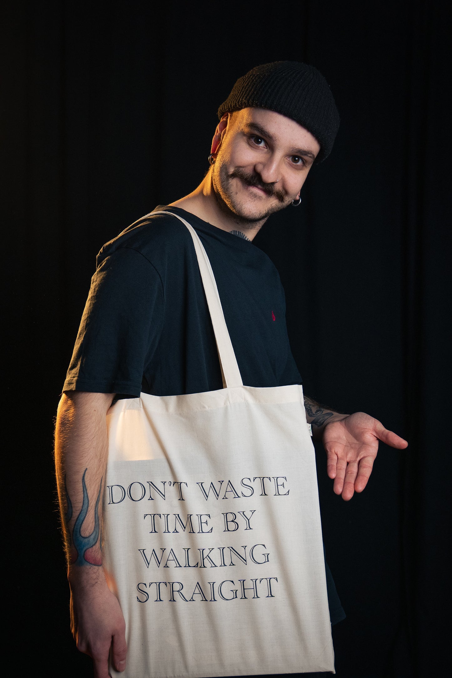 Storm Seeker - Jutebeutel „Don't Waste Time“